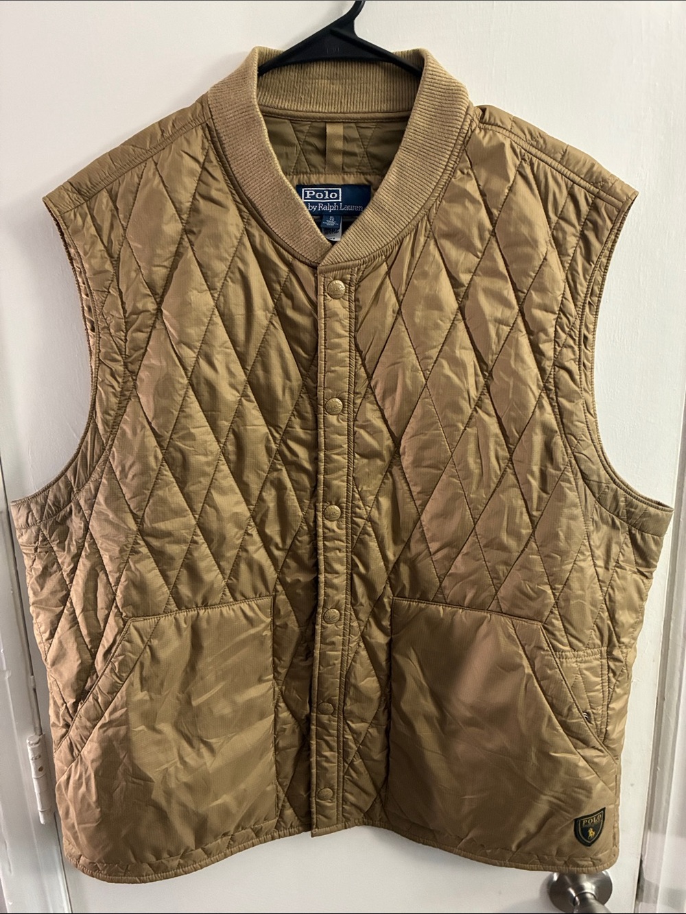 Polo by Ralph Lauren Quilted Tan Men's Vest